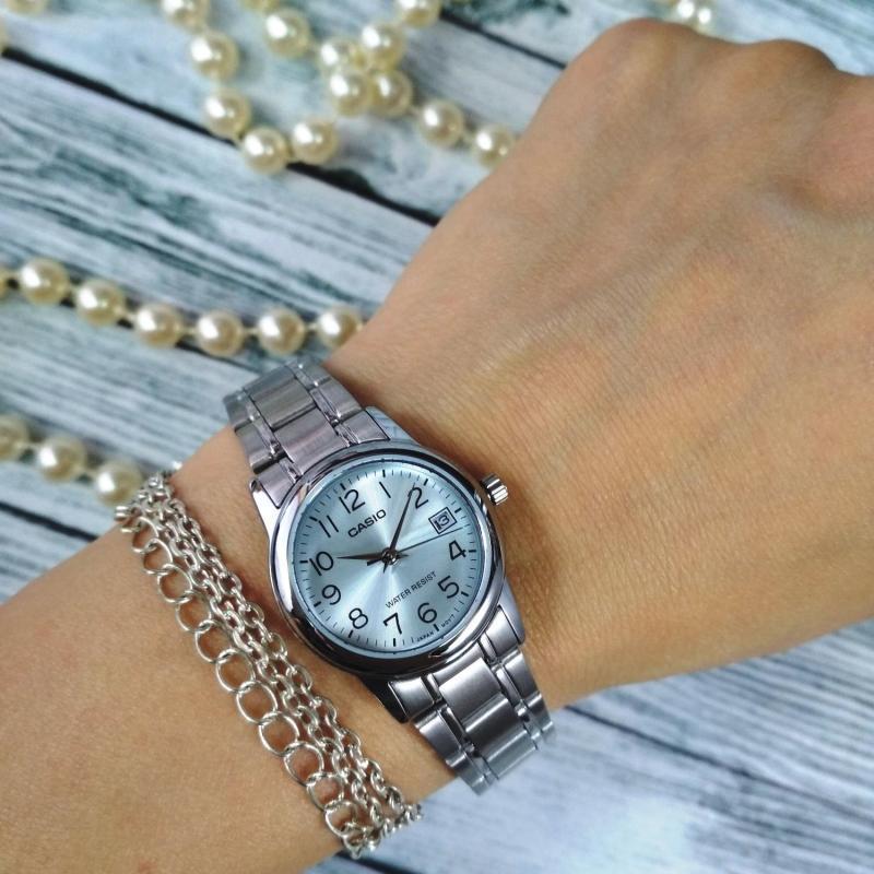 [3-5/8 Hoàn Tiền 25%]Đồng hồ nữ Casio Anh Khuê LTP-V002D-2BUDF