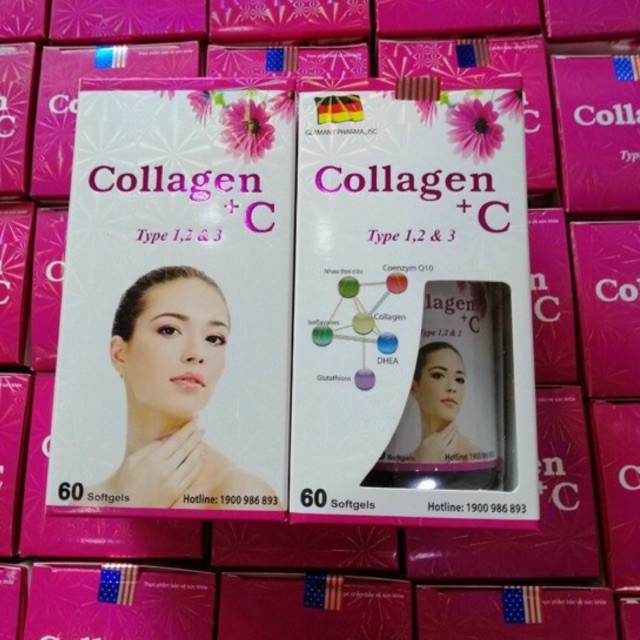 ĐẸP DA SÁNG DA COLLAGEN + C Lọ 60V