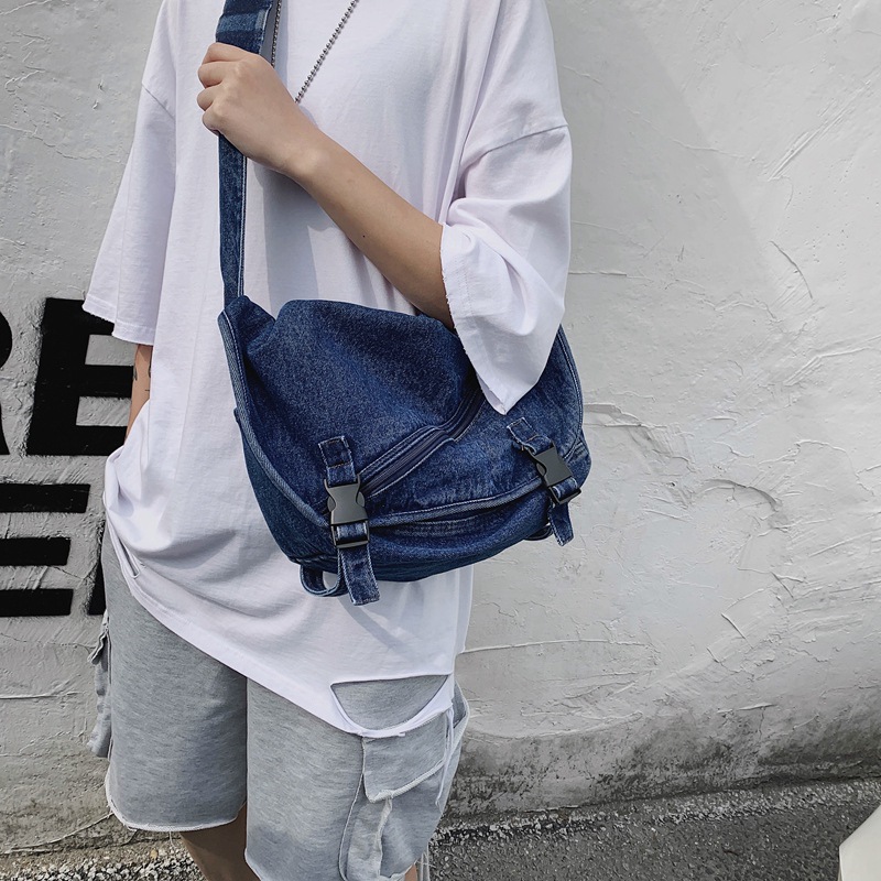 Túi đeo chéo vải jeans  LAJEEN2175