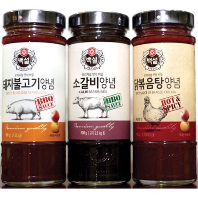Sốt ướp thịt heo / bò / gà Hàn Quốc (500g) - Heo