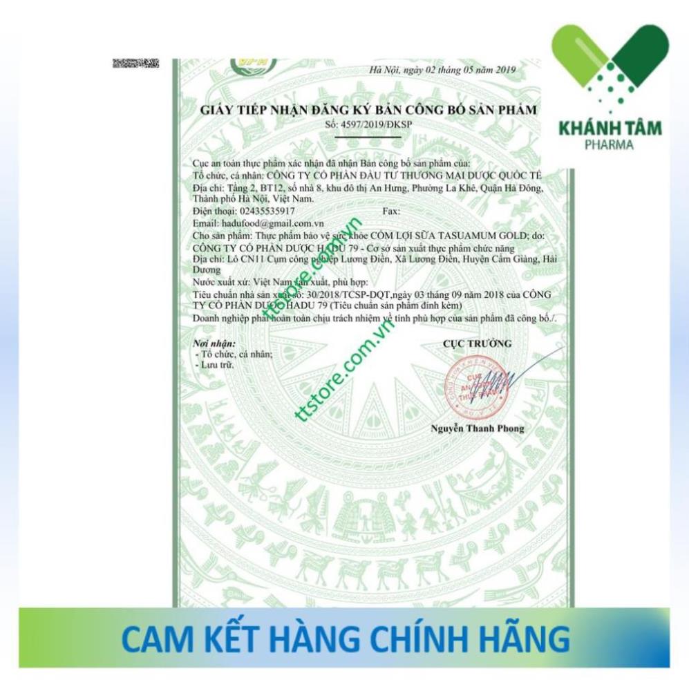 ! Cốm lợi sữa TASUAMUM Gold (Hộp 20 túi, 40 túi) [Tasuamom, tasumum, tasumom]