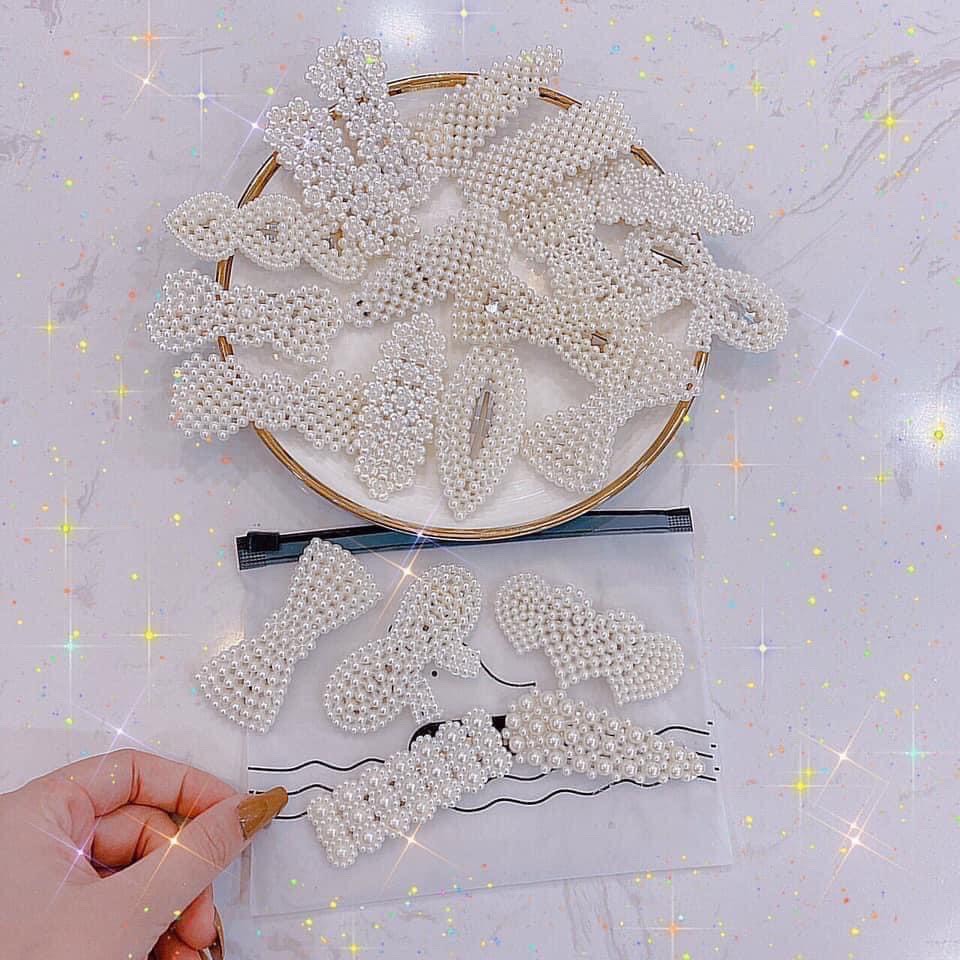 Set 4 Kẹp Tóc Hàn Quốc Siêu Xinh