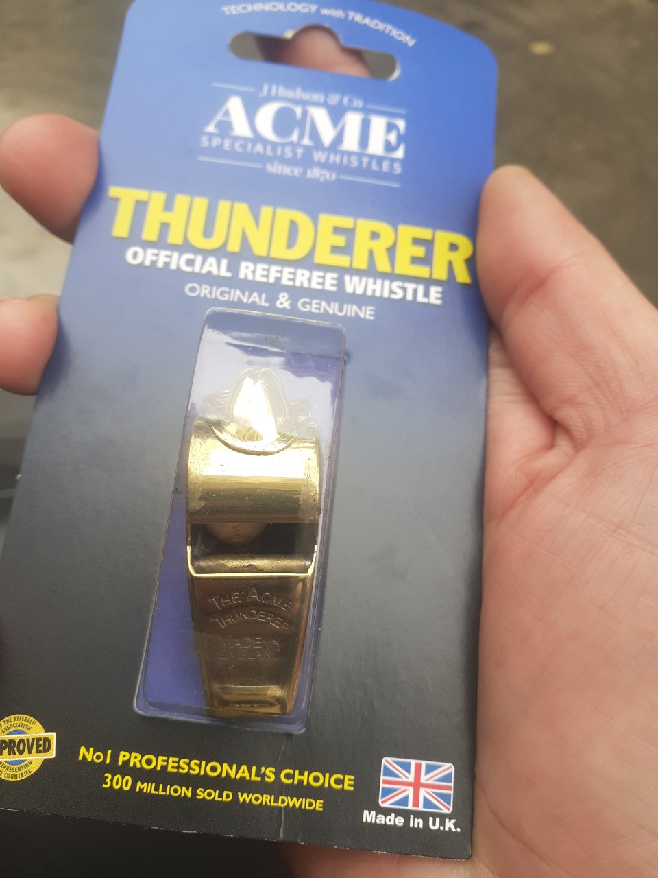 (CHÍNH HÃNG) CÒI ĐỒNG ACME THUNDERER (ENGLAND)