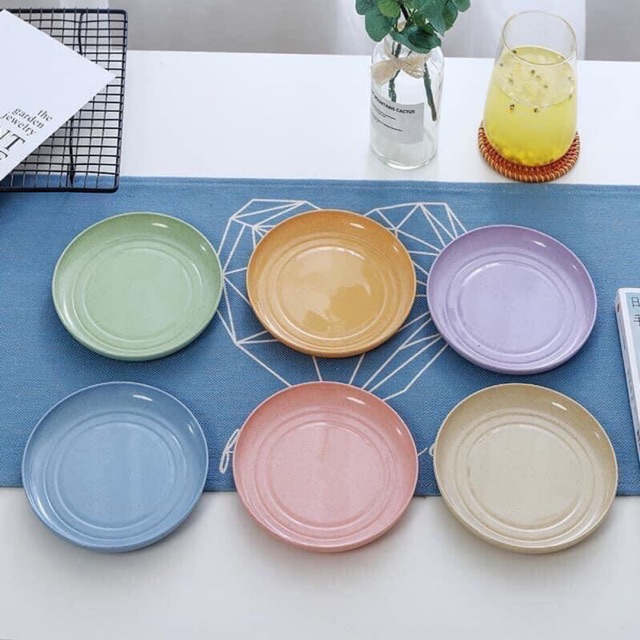 SET 6 ĐĨA LÚA MẠCH 6 MÀU