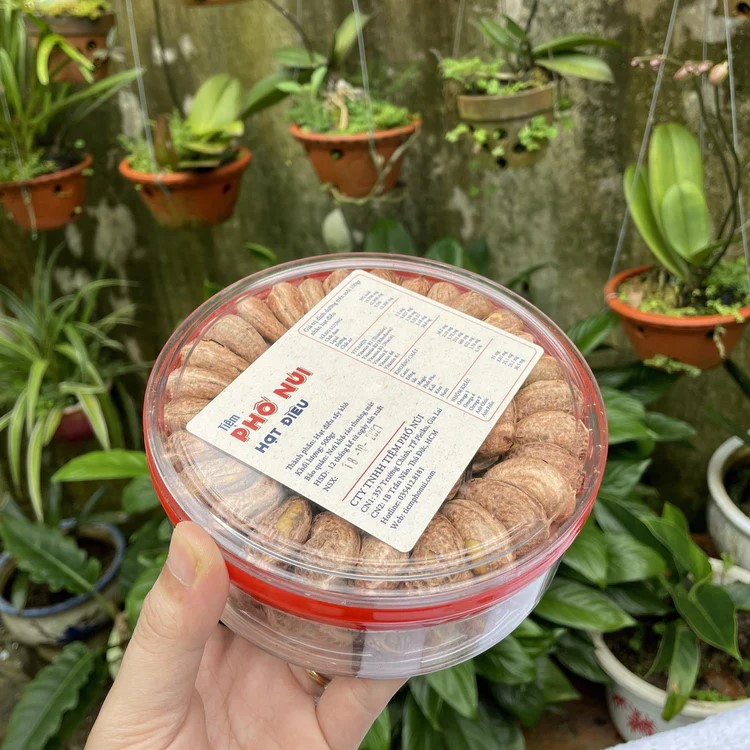 Hạt Điều Rang Muối (Điều A Cồ) Tiệm Phố Núi 500Gram