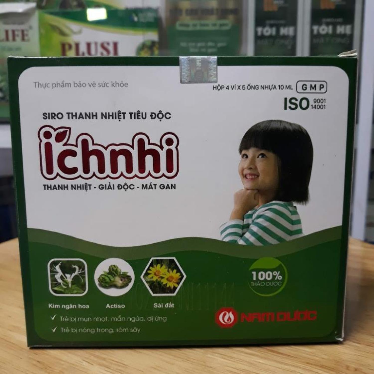 Siro thanh nhiệt tiêu độc ÍCH NHI thanh nhiệt, giải độc, mát gan