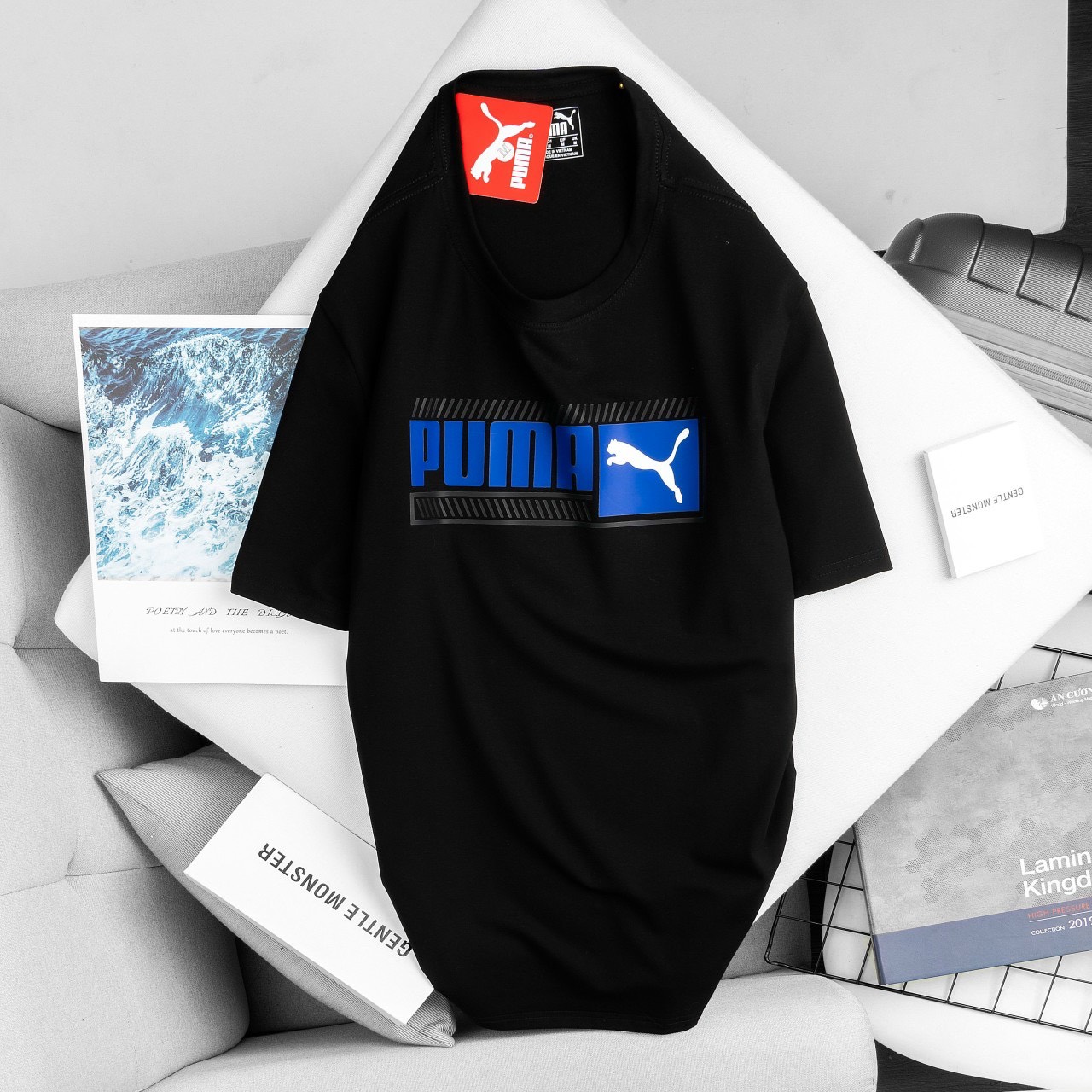 Áo thun nam cổ tròn Puma cao cấp
