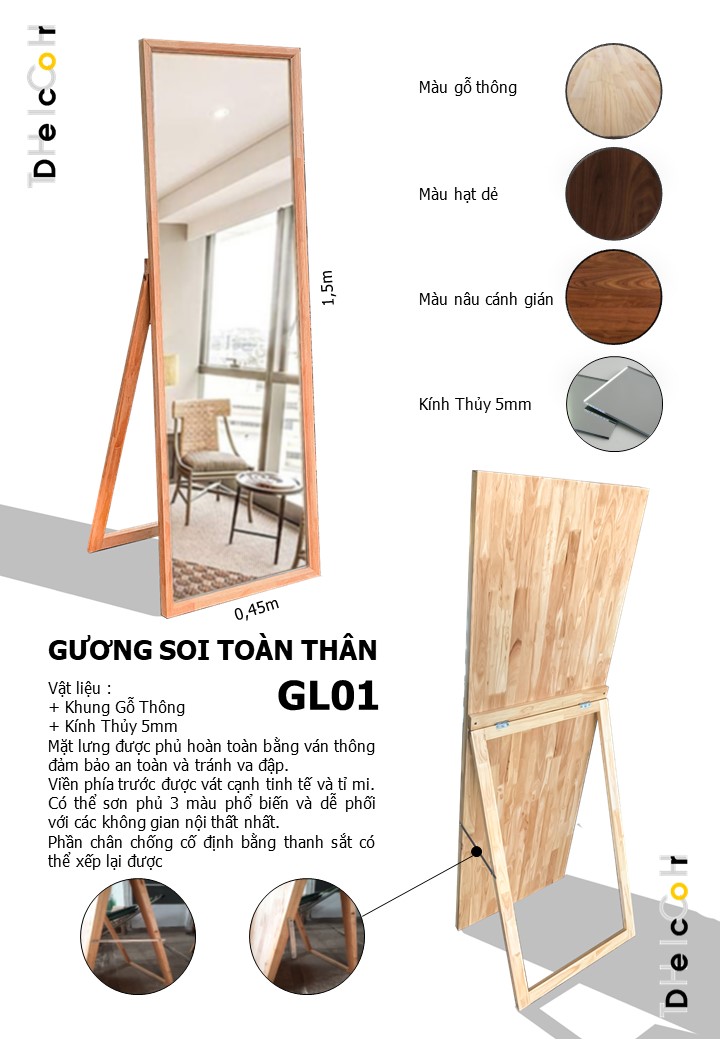 GƯƠNG SOI TOÀN THÂN