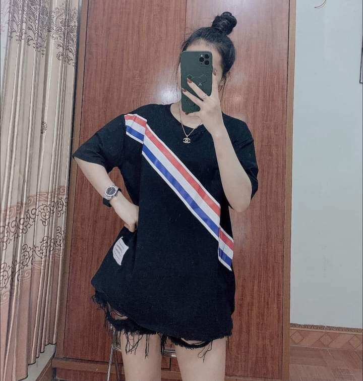 Áo Phông Viền chéo siêu hót