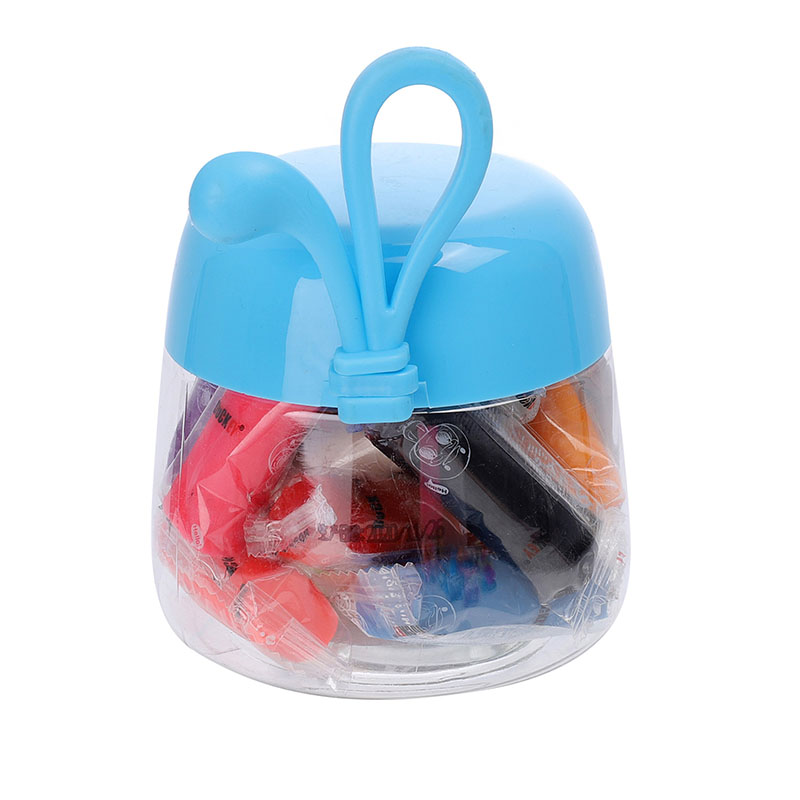 Đất nặn duckey 12 màu hộp nhựa kèm 3 khuôn xjy-563