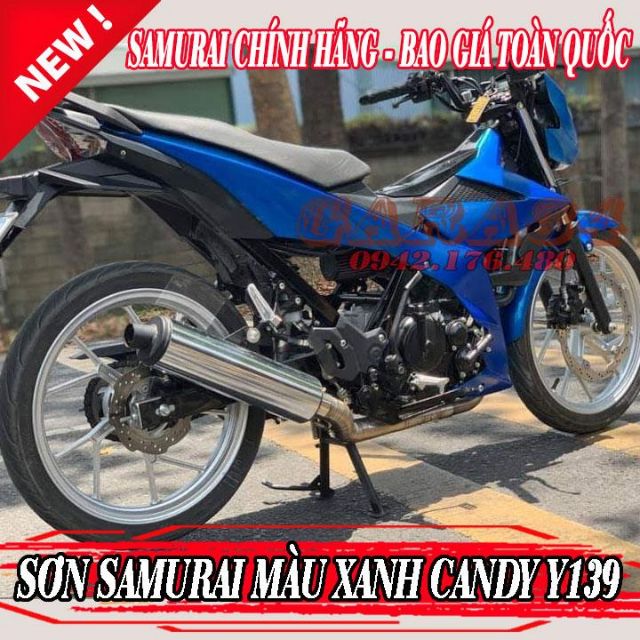 SƠN SAMURAI MÀU XANH DA TRỜI CANDY Y139