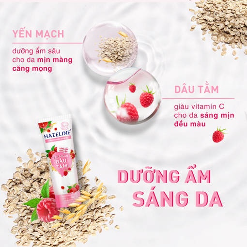 Hazeline Sữa Rửa Mặt Yến Mạch và Dâu Tằm 100G