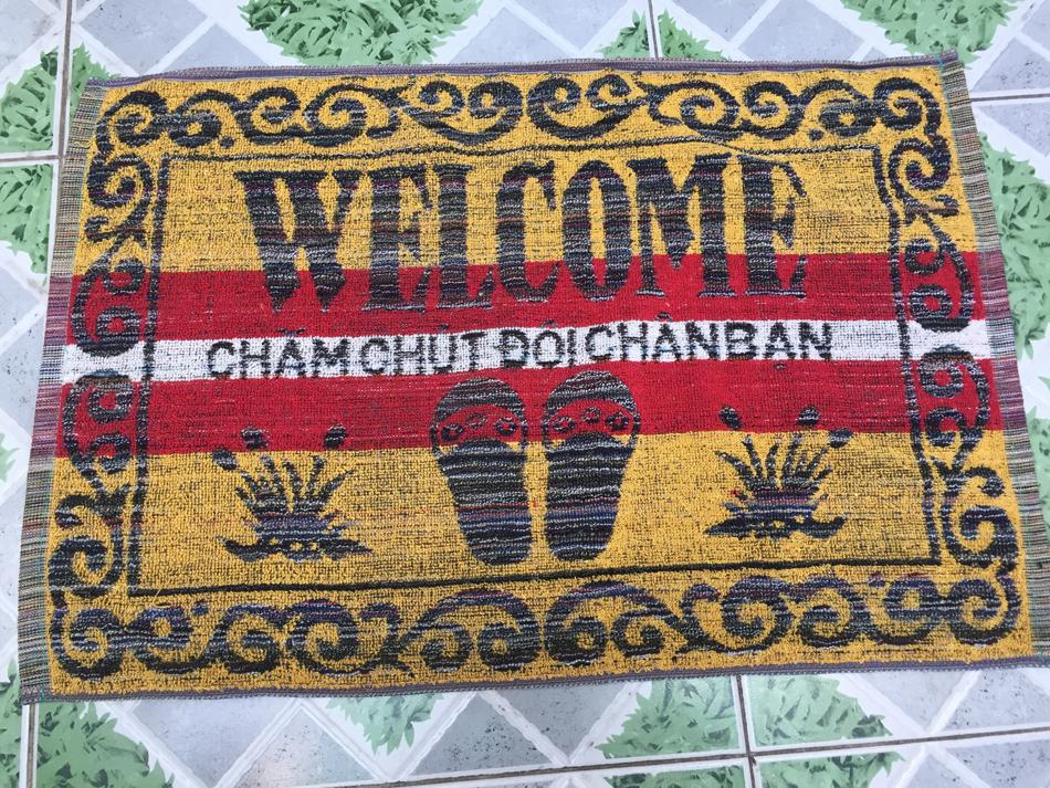 Combo 5 tấm thảm chùi chân WELLCOME ( 40x60)