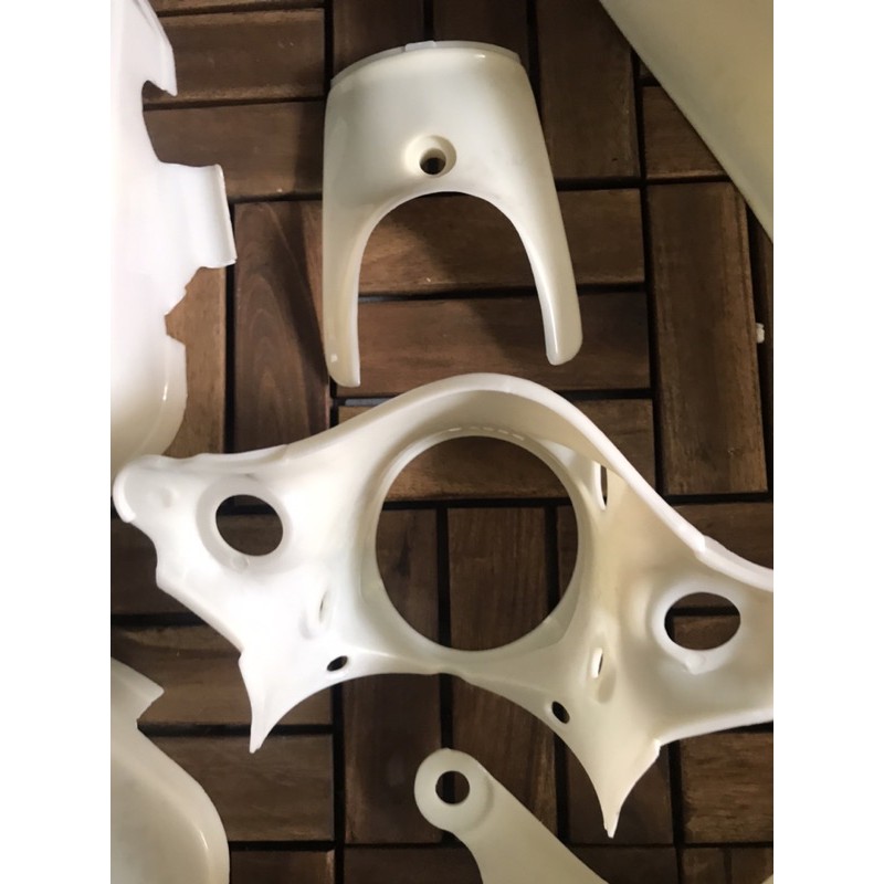 The Cub 81 Motorbike's Body Has Not Been Painted Yet.