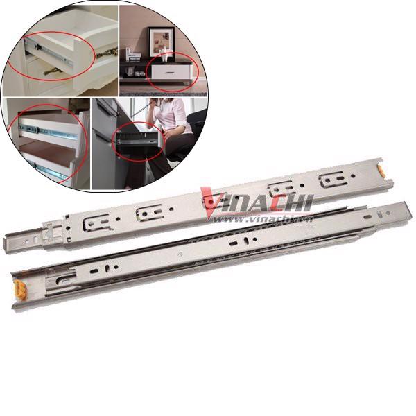 Ray trượt bi 3 tầng inox JingPing