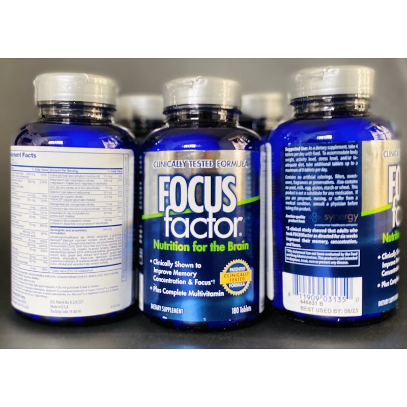 Viên uống bổ não Focus Factor Nutrition for The Brain