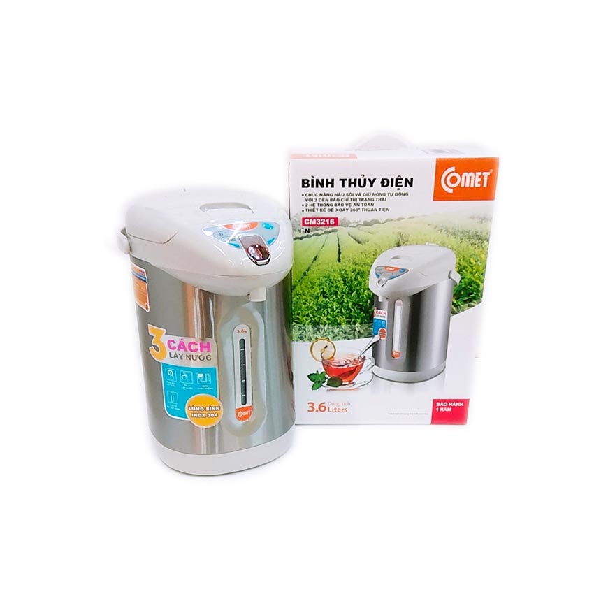 Bình thủy điện Comet CM3216 3.6 lít
