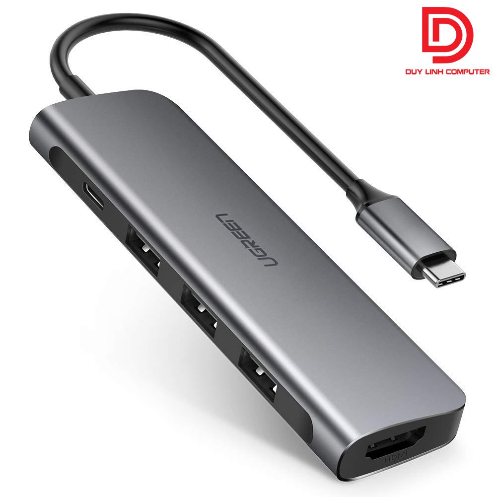 Cáp USB Type C to HDMI, Hub USB 3.0  Ugreen 50209