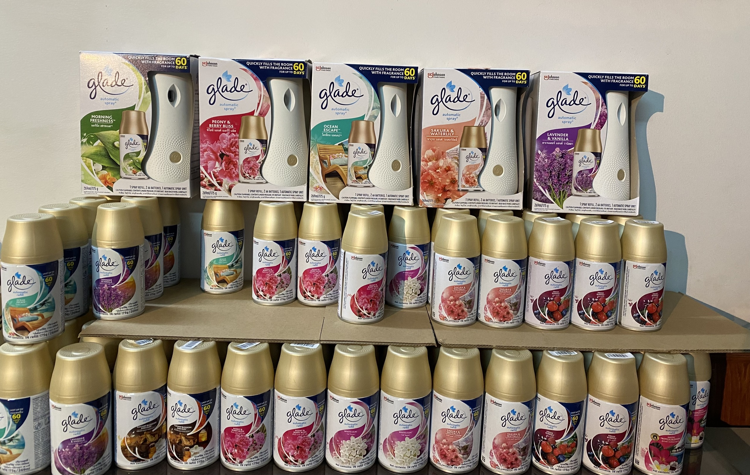 [HCM] Bình (Lõi) Xịt Phòng Tự Động GLADE (9 mùi hương) (NK Thailand)