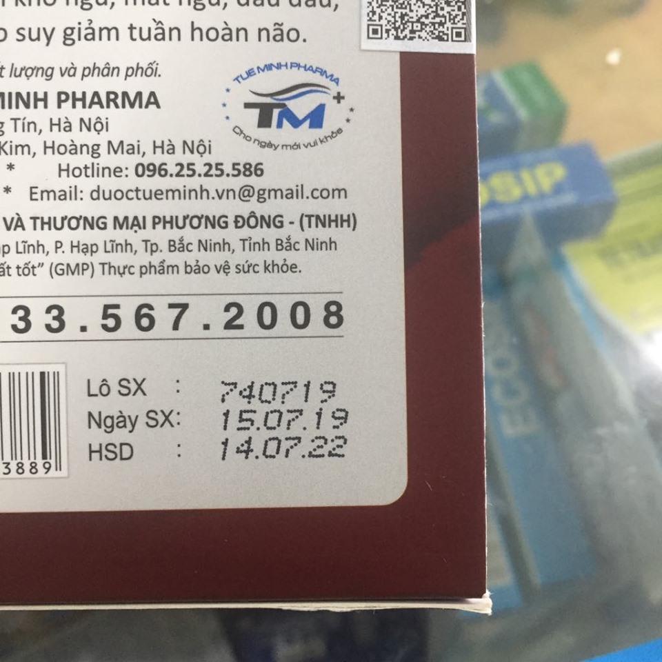 viên uống BÁT NÃO TIÊN