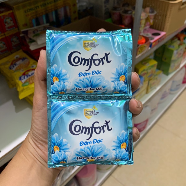 Combo 4 nước xả vải Comfort dây 10 gói