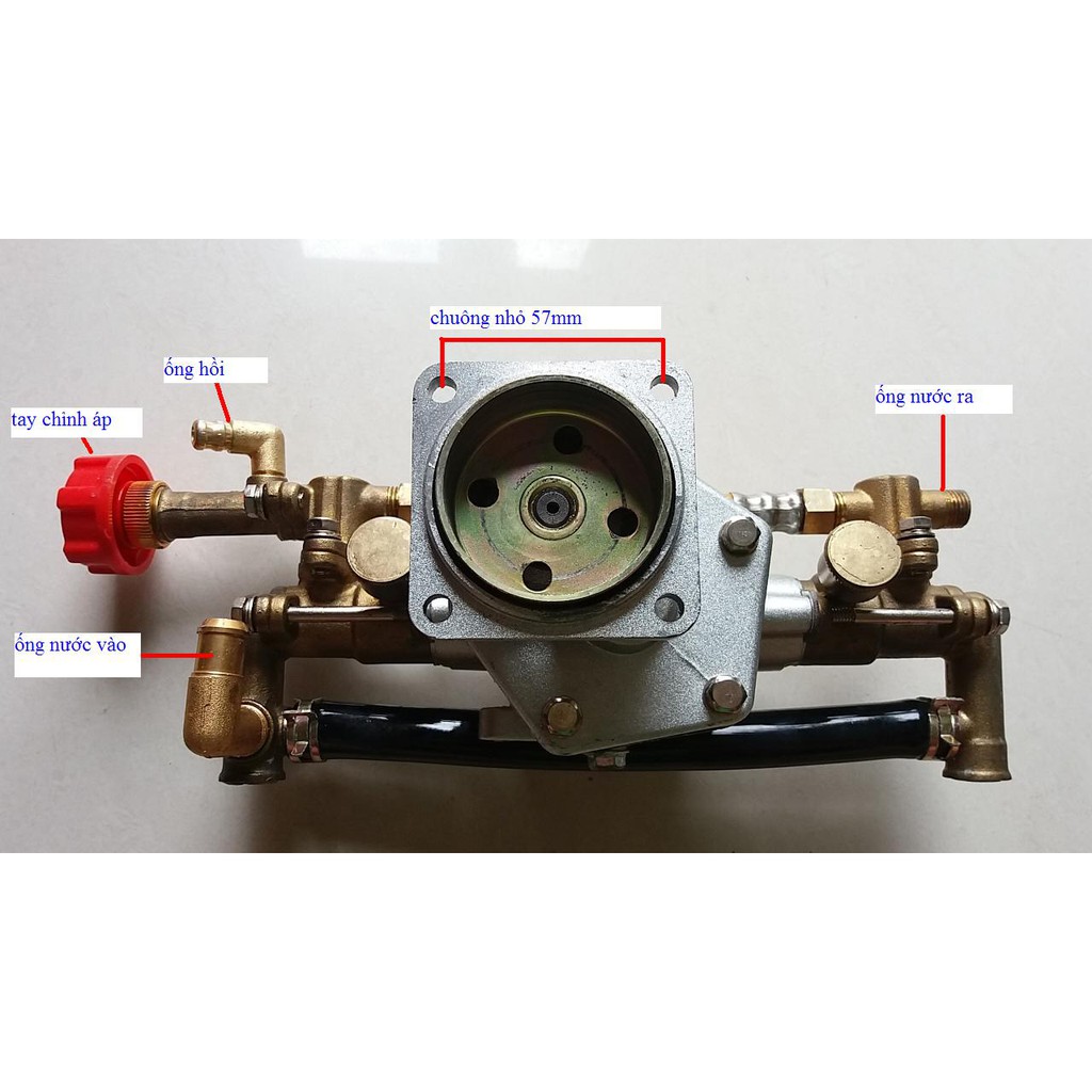Đầu phun áp lực chuông nhỏ bình xịt thu.ốc - thắng máy cưa xích