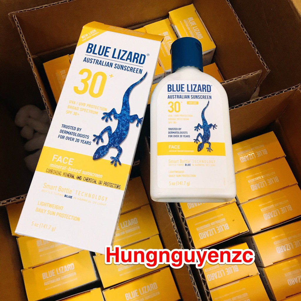 [Mẫu mới SPF 50] Kem chống nắng Blue Lizard SPF 30+ 147ml