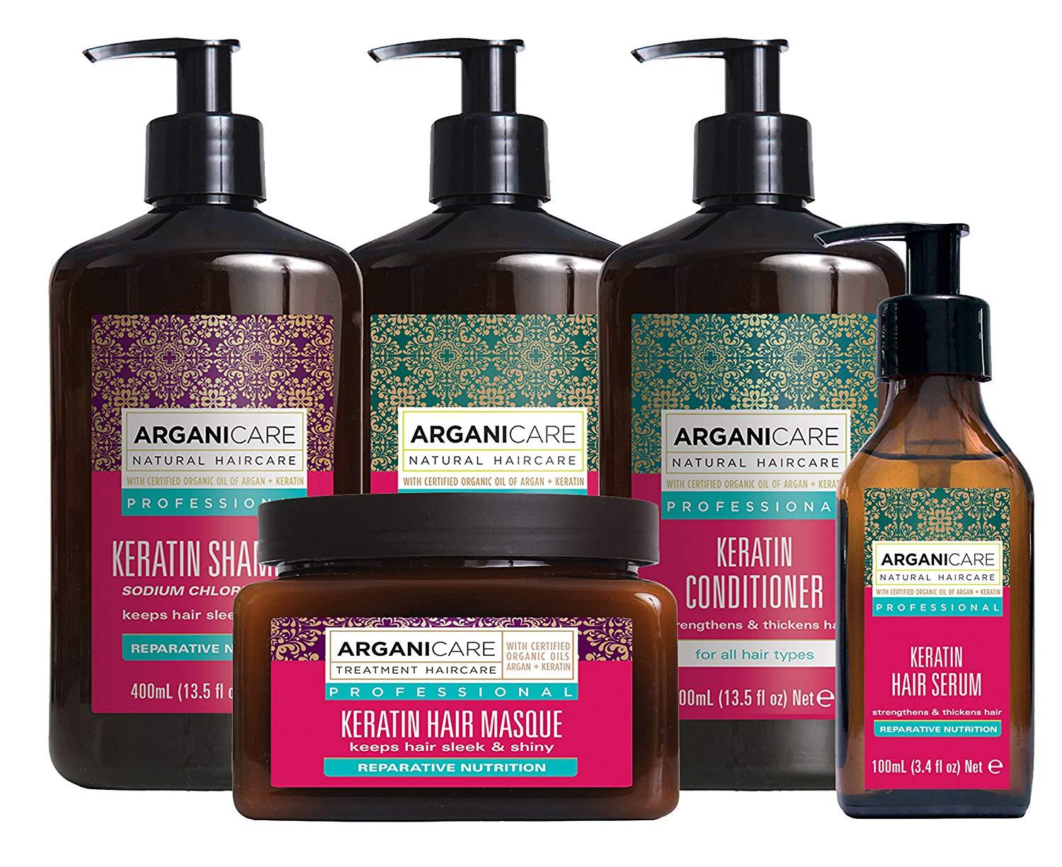 [HCM]Dầu xả phục hồi tóc ARGANICARE KERATIN 400ml