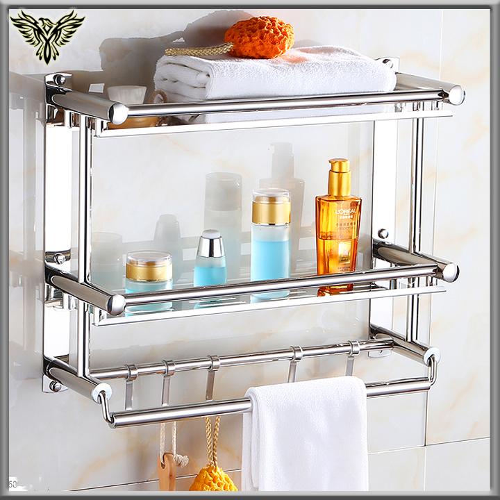Kệ nhà tắm inox 40cm