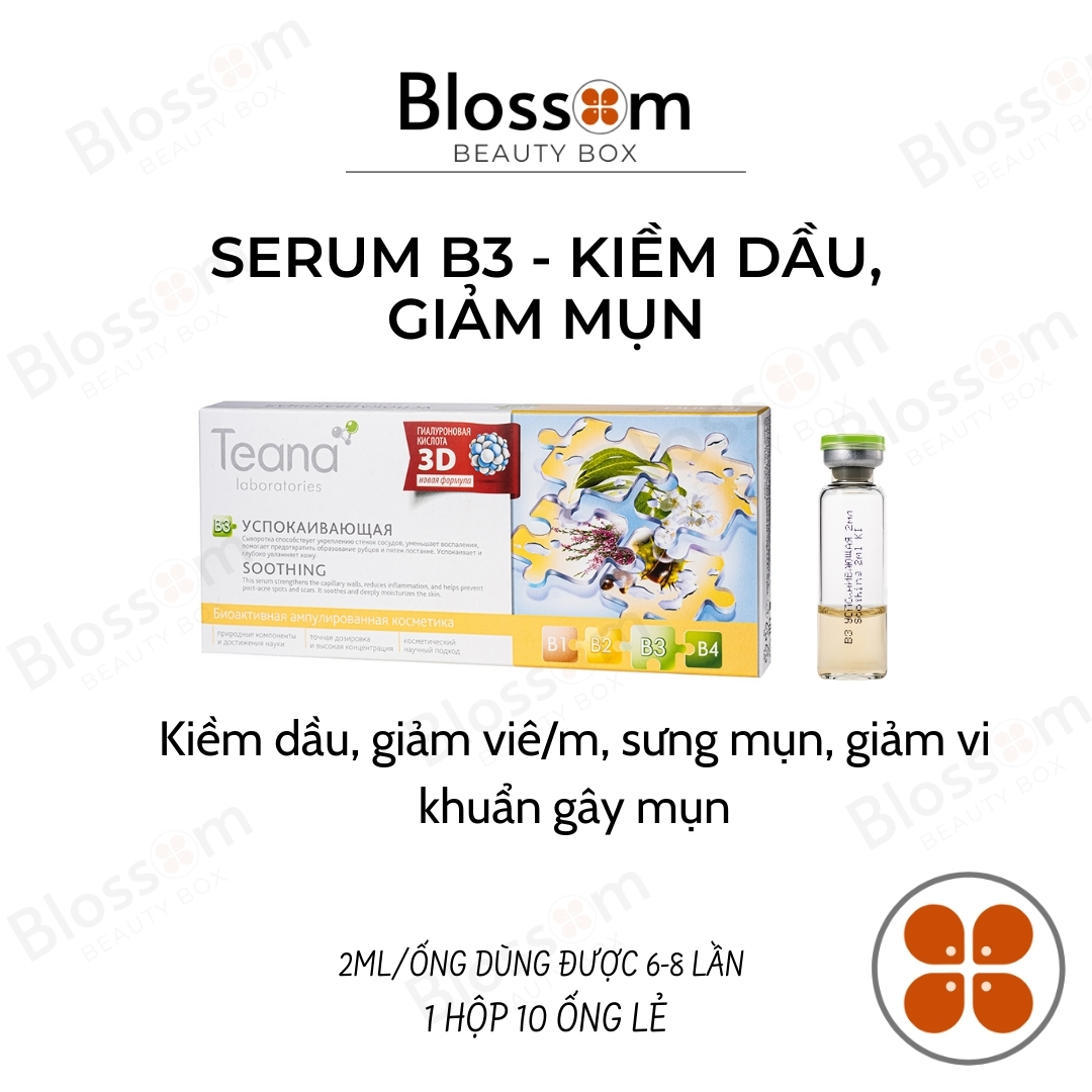SERUM giảm dầu mụn B3, B4 TEANA 20ML
