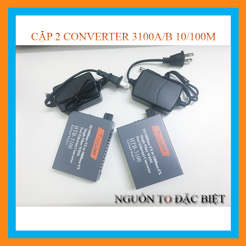 Cặp converter quang NetLink HTB 3100 AB