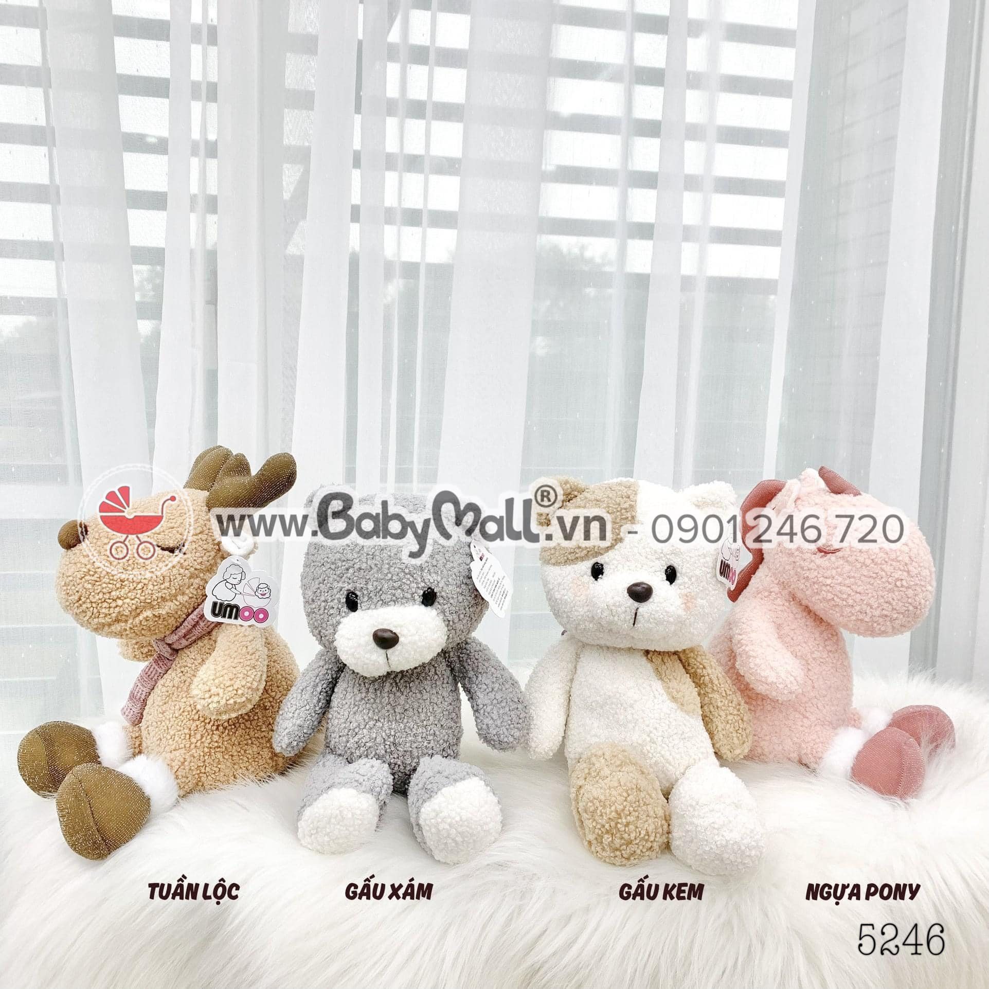 Thú bông cute cho bé yêu Babymall.vn