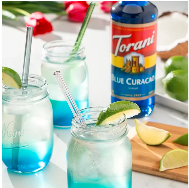 SIRO TORANI CURACAO 750ML - TORANI BLUE CURACAO SYRUP