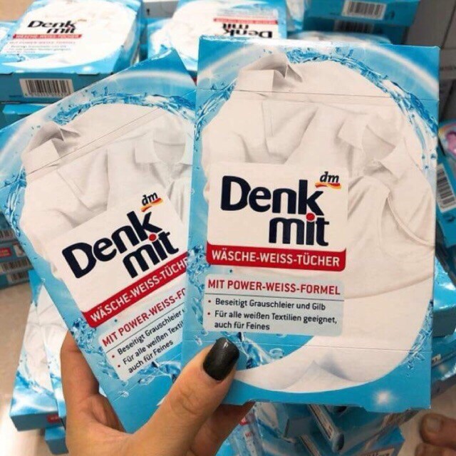 MIẾNG GIẶT TẨY TRẮNG QUẦN ÁO DENMIK