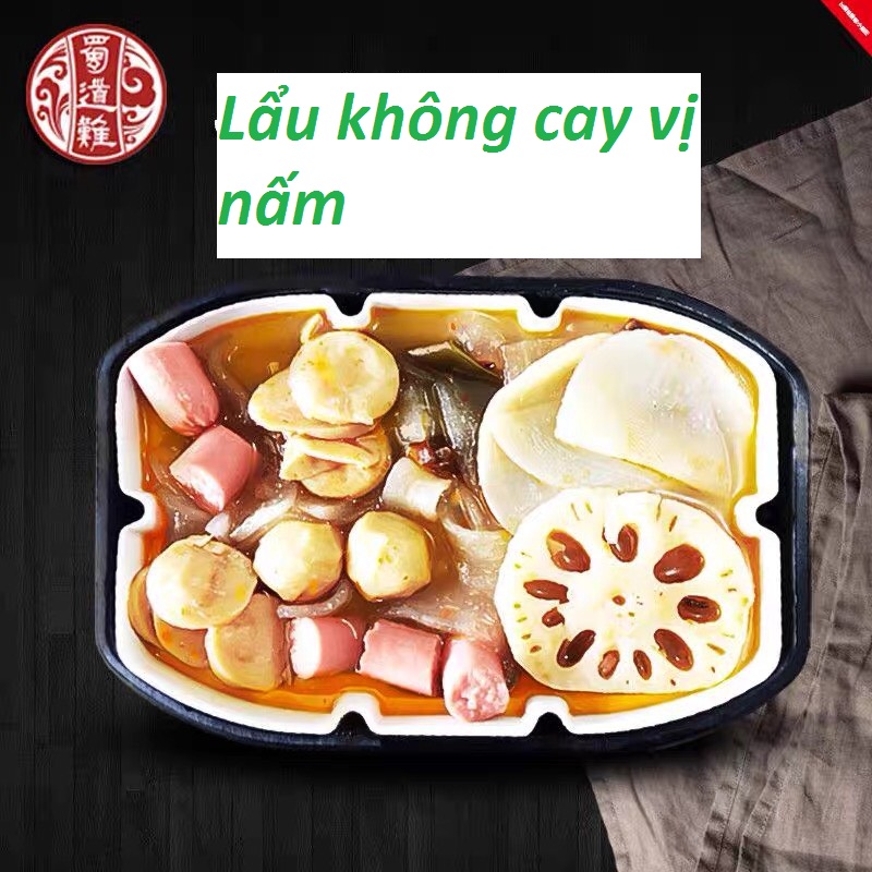Lẩu tự sôi vị nấm KHÔNG CAY