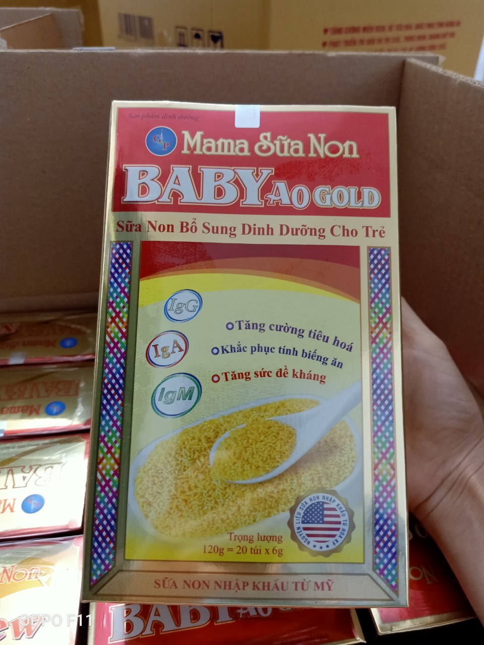 Mama sữa non A0 gold 6g *20 gói date 2026