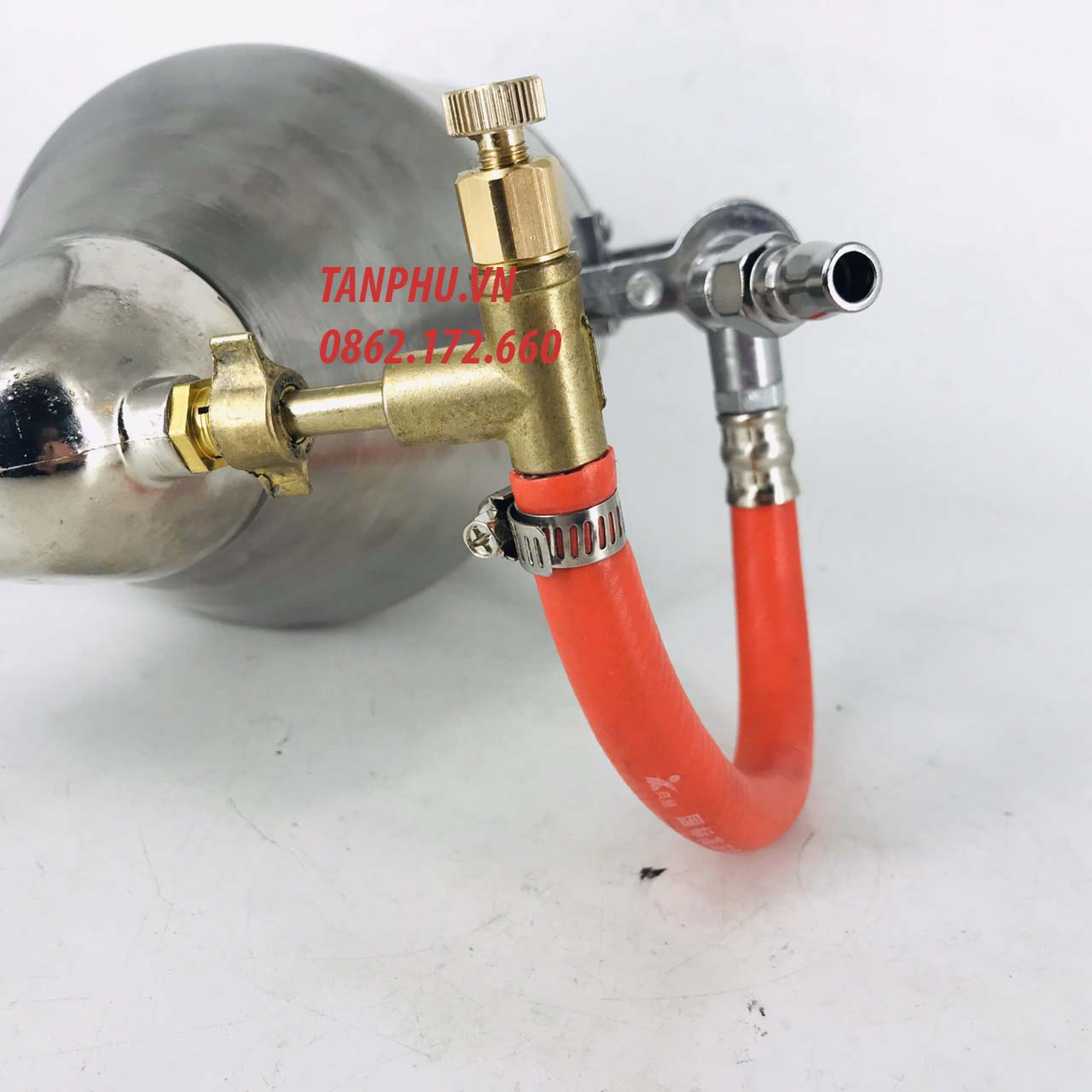 [HCM]MÁY HƠI PHUN GẤM GAI BÌNH INOX NHẤN 9511A