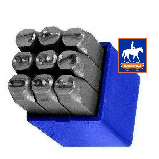 Bộ đóng số 9 cây 6mm wadfow wcc9596