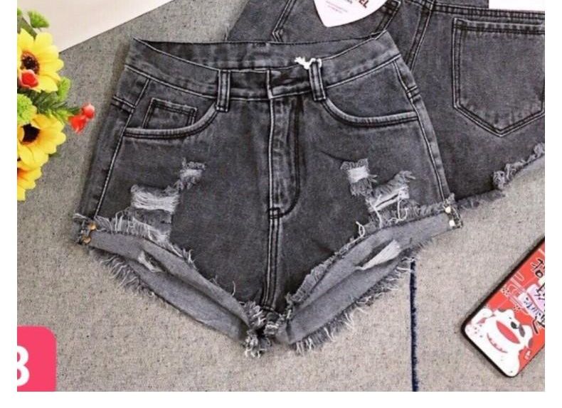 QUẦN SHORT JEAN NỮ RÁCH B-THANG S77