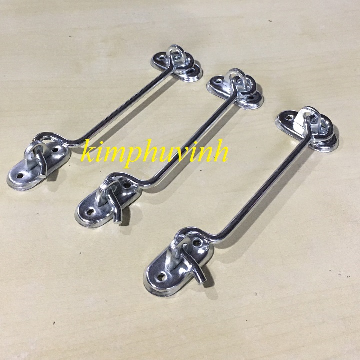 2 BỘ - 14cm MÓC CỬA BẮT VÍT - MÓC CỬA SỔ - MÓC GIÓ