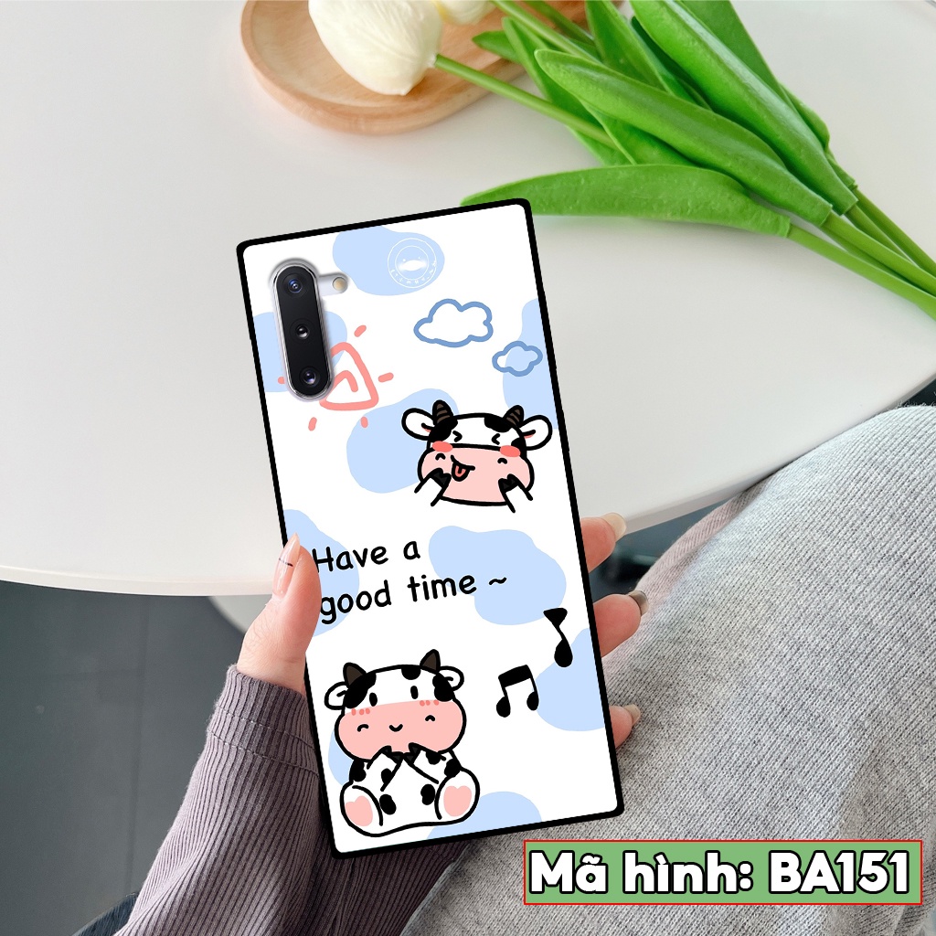 Ốp lưng Samsung Galaxy Note 10 / Note 10 Plus / Note 10+, ốp điện thoại samsung hình bò sữa dễ thương