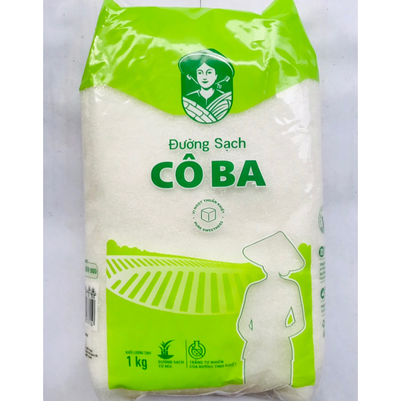 Đường sạch cô ba biên hòa gói 1kg - cty bát muội