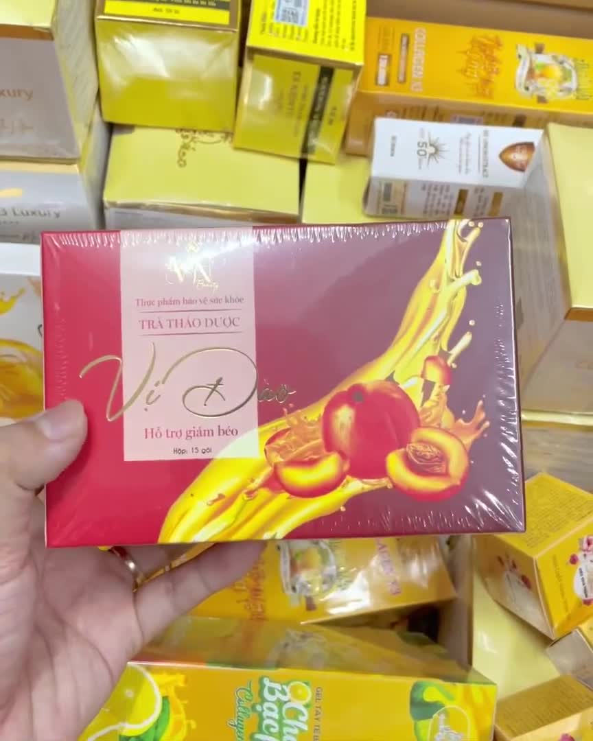 Trà Giảm Cân Vị Đào ..3 - Trà đào giảm cân