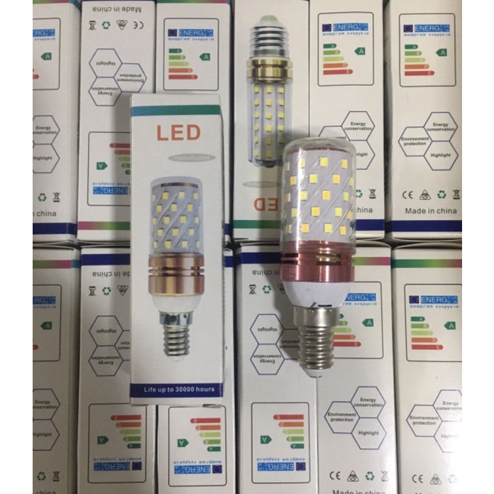 Bóng đèn Led Bắp Ngô 3 Chế Độ 12w E27 E14