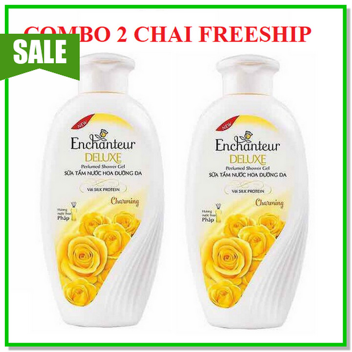 [Freeshipmax] [Combo 2 bottle] Milk Bath enchanteur 100ml/bottles perfume French flower charm concentration Imperial basin long incense (sales promotion)