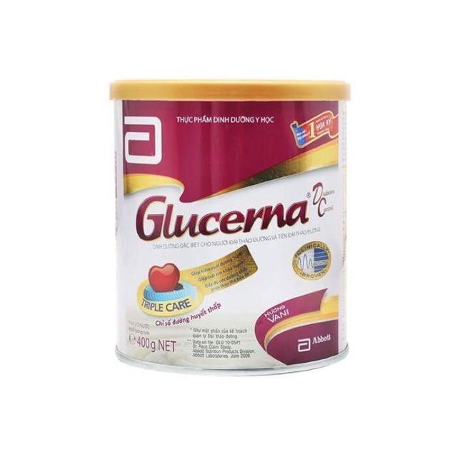 Sữa bột Glucerna cho người bệnh Tiểu Đường (Abbott, lon 400g)