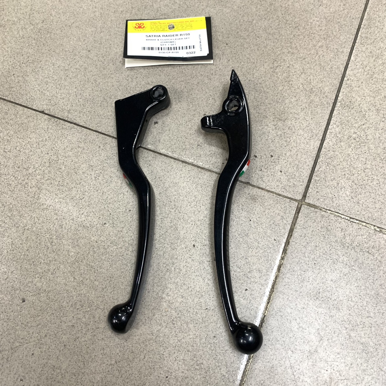 Tay thắng raider fi và satria sơn đen