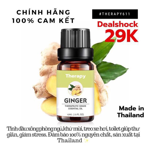 Tinh Dầu Nguyên Chất Gừng 10ml