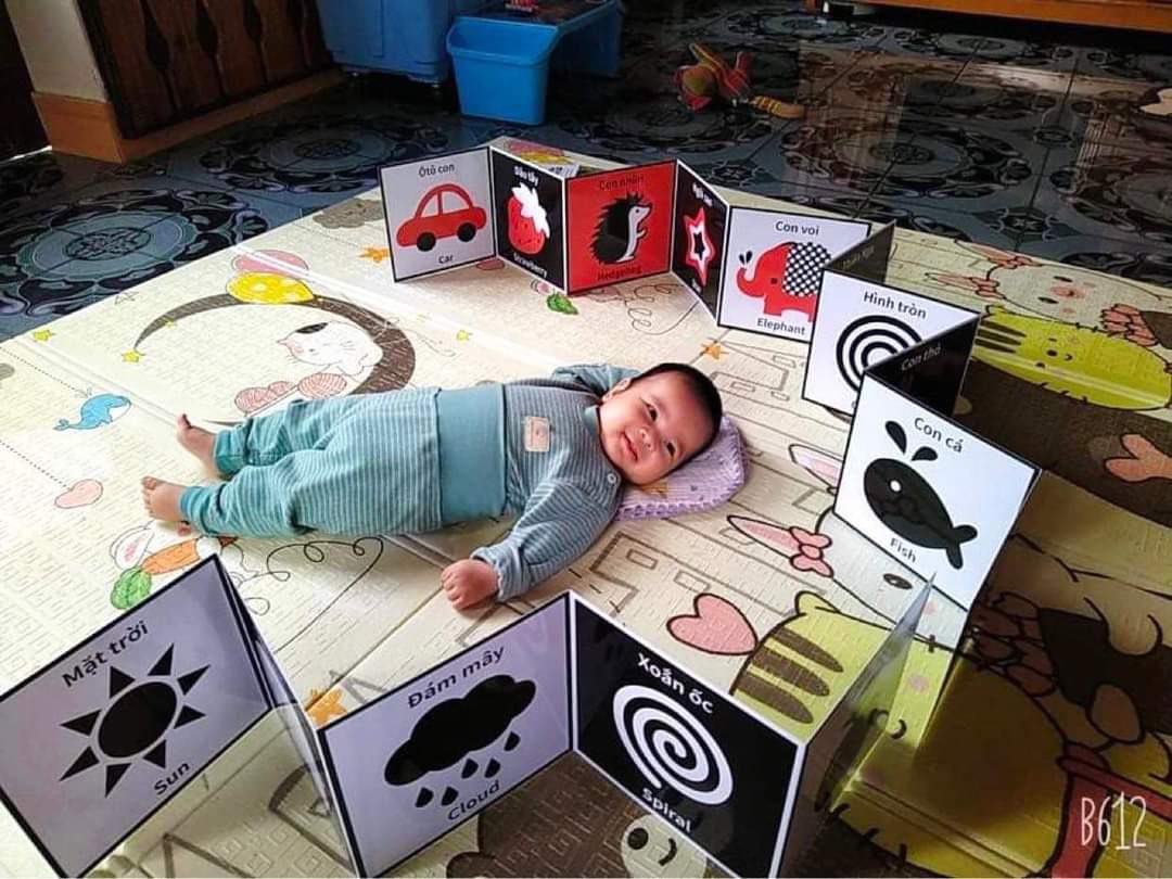 Bộ thẻ GẤP KÍCH THÍCH THỊ GIÁC CHO BÉ