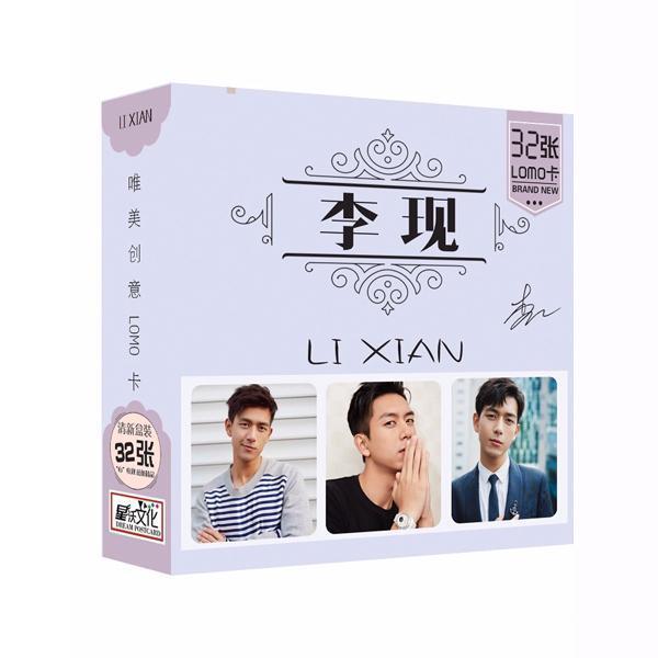 Lomo Lý Hiện 32 tấm bộ ảnh hộp ảnh thẻ hình cá mực hầm mật